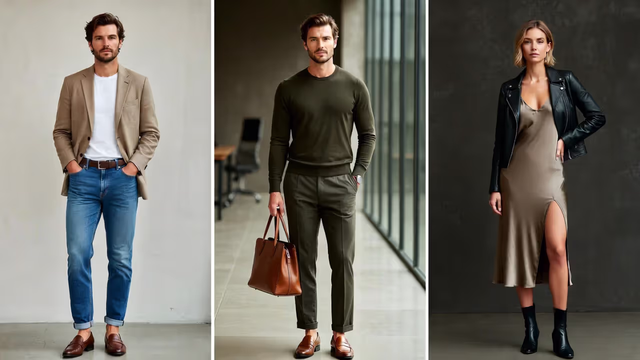 One wardrobe, five different lives.